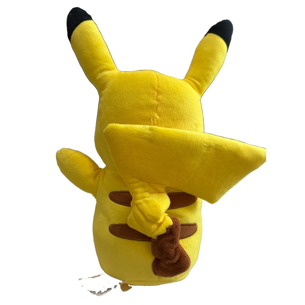 RARE Talking Pikachu Plush 14" – Works! Movie Style Pokémon Talks Wiggles Glows - Picture 3 of 5
